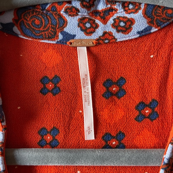 Free People Charlotte mixed print fit & flare top - Picture 8 of 9